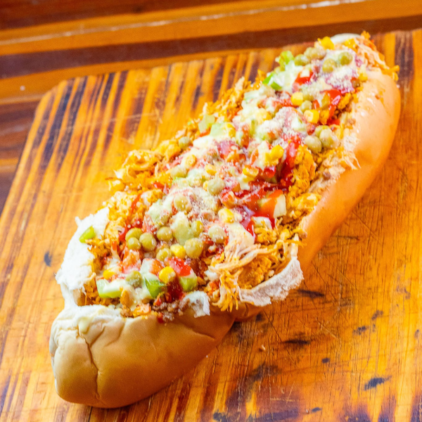 Passaporte frango desfiado